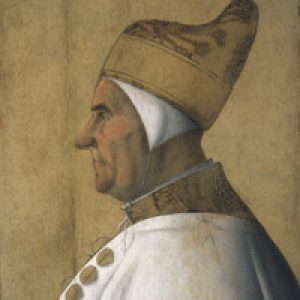 Gentile Bellini. Retrato del Dux Giovanni Mocenigo. Hacia 1478-1483. Venecia. Fondazione Musei Civici, Museo Correr.