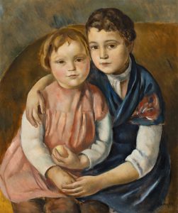 Joaquin Sunyer. Les dues germanetes, 1931. Salida y remate: 15.000 euros