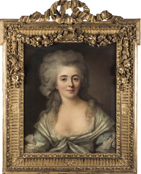 Un atractivo retrato femenino del alemán Heinsius en Goya