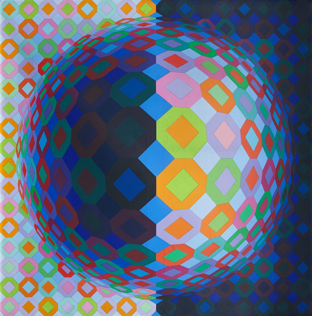 Victor Vasarely. Multicheyt, 1973. Salida: 90.000 euros. Remate: 95.000 euros