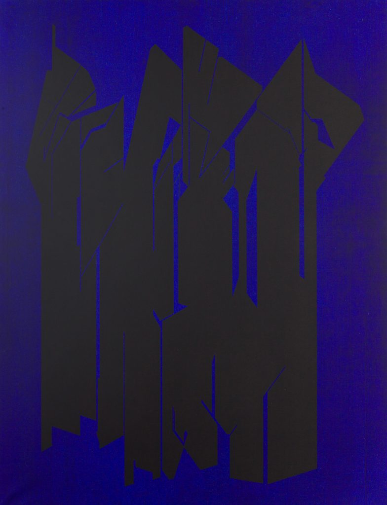 Pablo Palazuelo, De Somnis azul y negro, 2002
