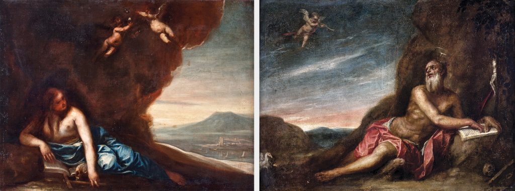Alonso Cano. Magdalena penitente y San Jerónimo en el desierto. Salida y remate: 40.000 euros