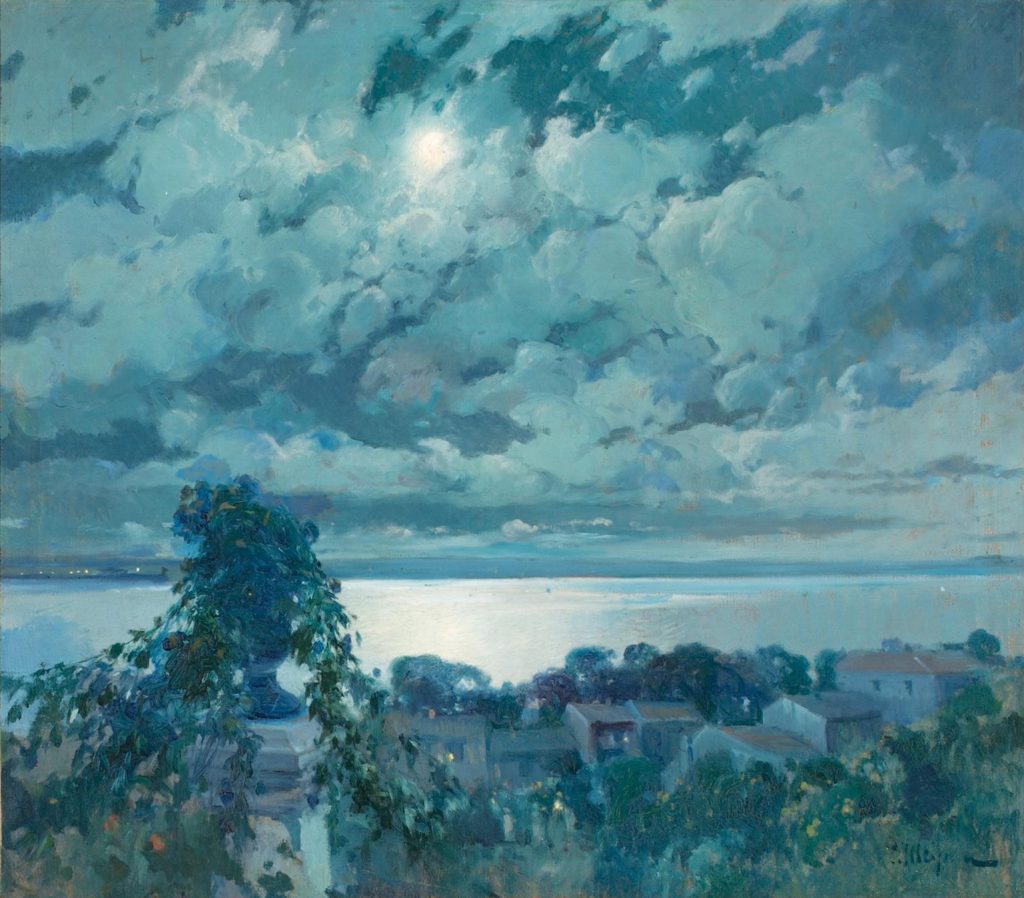 Eliseo Meifrén. Noche de luna, Palma de Mallorca. Salida: 24.000 euros. Remate: 37.500 euros