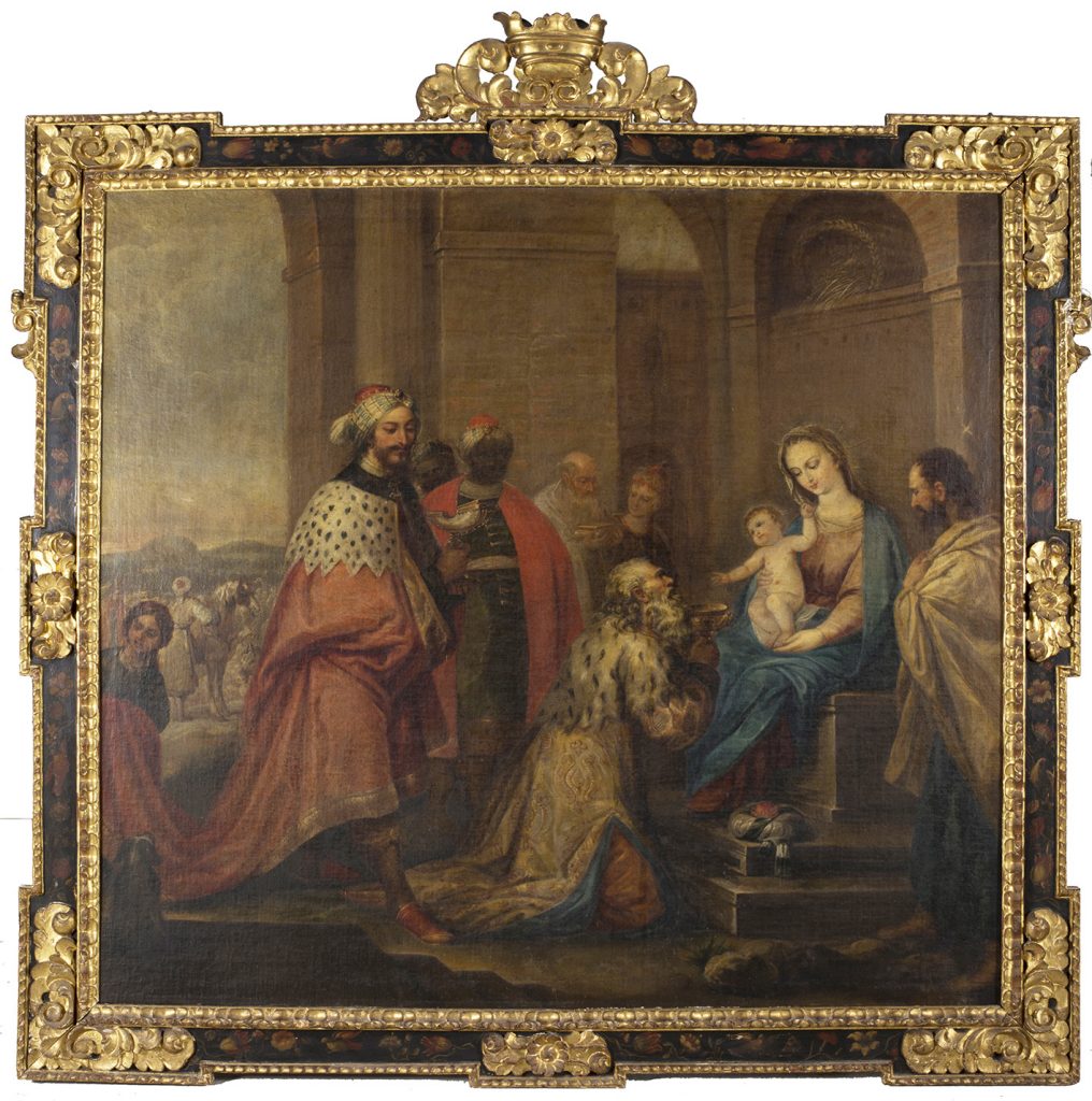 Pedro Atanasio Bocanegra. Adoración de los Reyes Magos. Salida: 30.000 euros. Remate: 60.000 euros