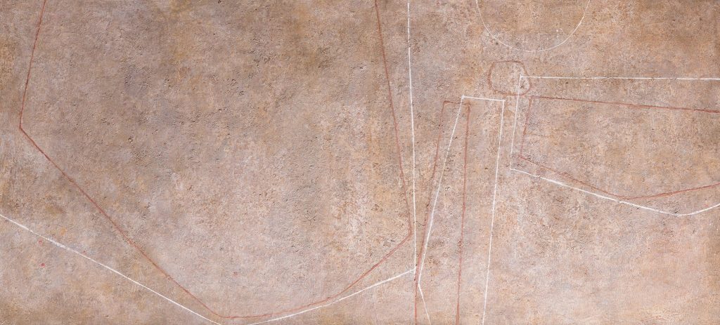 Luis Feito. Composición, 1955. Salida: 30.000 euros. Remate: 32.000 euros