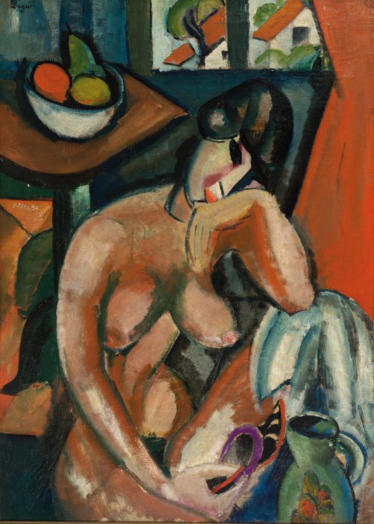 Celso Lagar. Desnudo femenino en interior, 1917. Salida: 32.000 euros. Remate: 75.000 euros