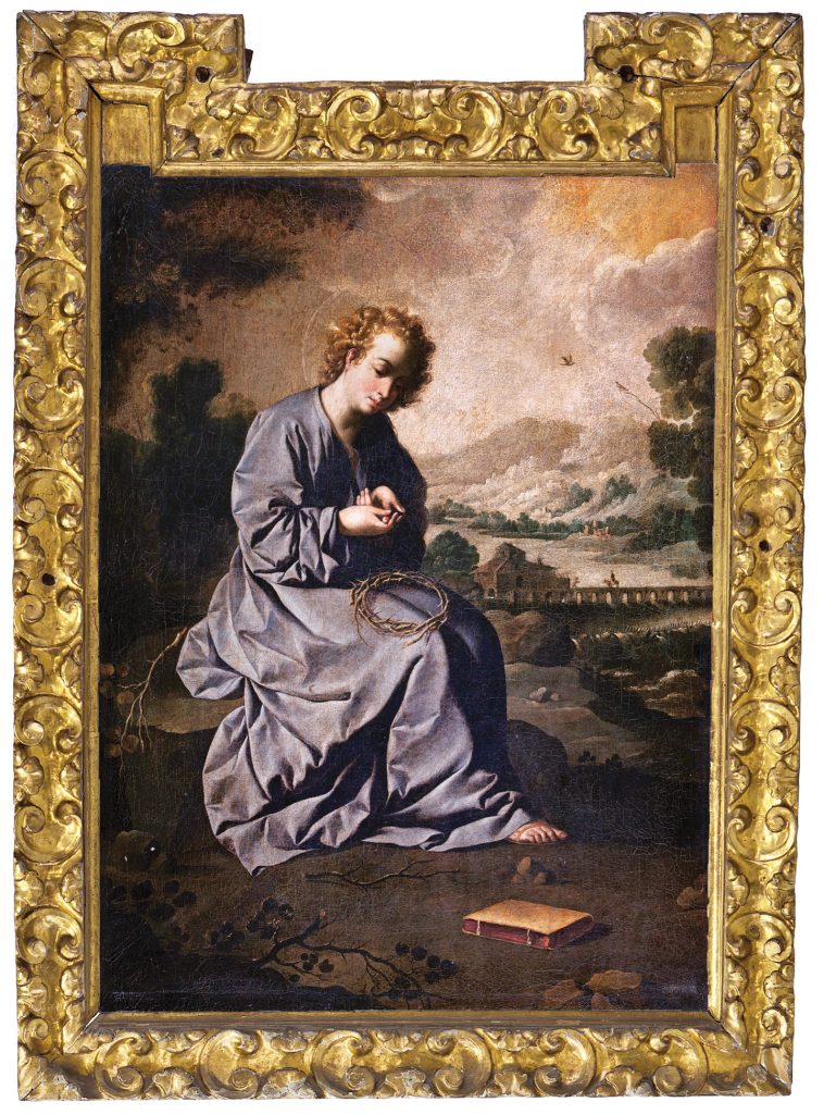 Francisco de Zurbarán. Niño de la espina con un paisaje. Salida y remate: 400.000 euros