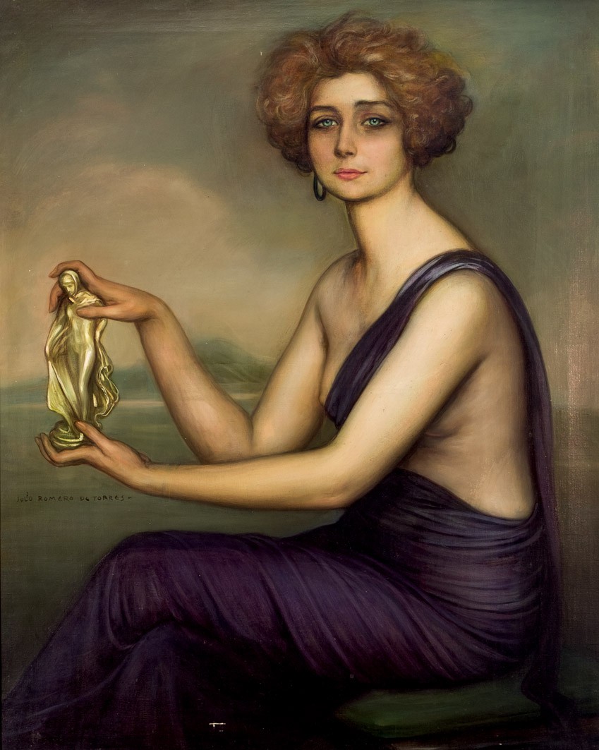 Julio Romero de Torres. Retrato de Teresa Wilms Montt, Teresa de la Cruz, 1920. Salida: 60.000 euros. Remate: 65.000 euros