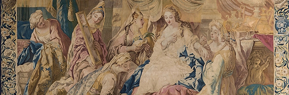 Un tapiz francés del s. XVIII destaca en Ansorena