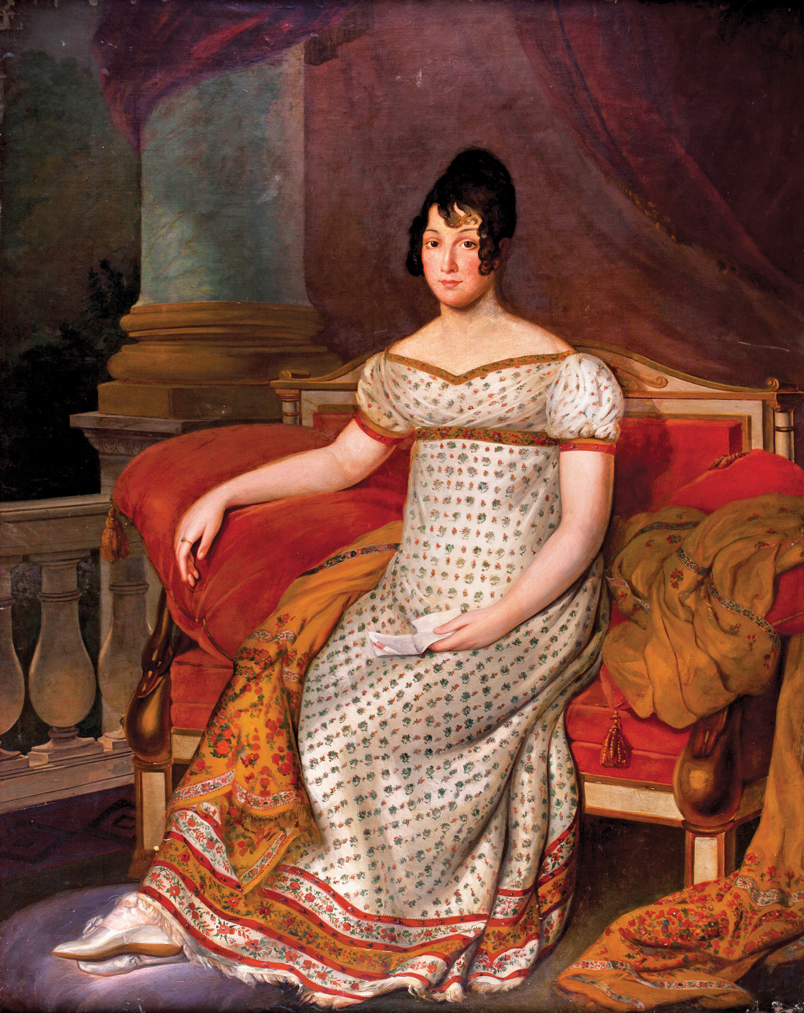 José de Madrazo. Retrato de Josefa Tudó, Condesa de Castillo Fiel. Salida: 40.000 euros