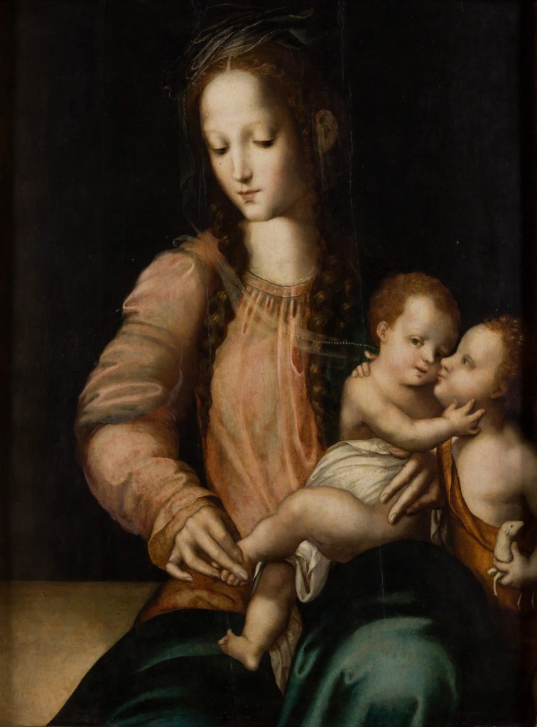 Luis de Morales. Virgen con Niño y san Juanito, hacia 1555. Salida: 200.000 euros