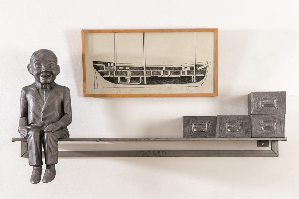 Juan Muñoz. Sin título, 1987. Salida: 70.000 euros. remate: 130.000 euros