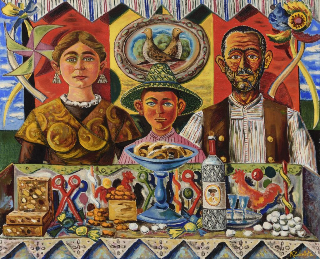 Rafael Zabaleta. Personajes y bodegón, 1949. Salida: 100.000 euros