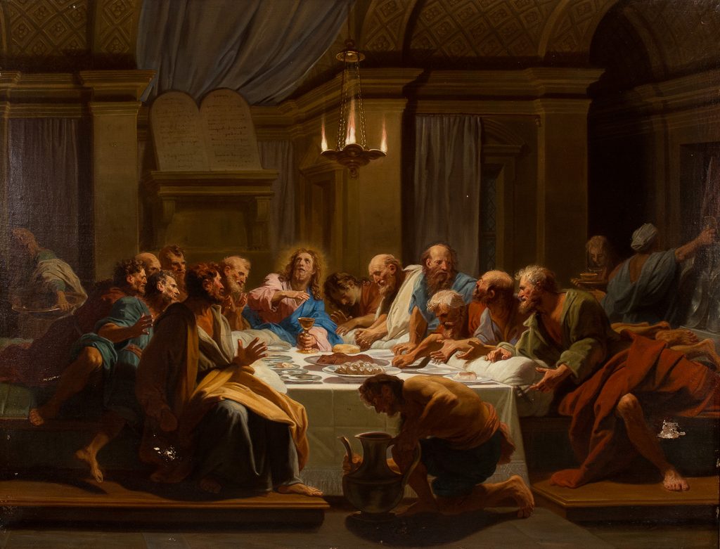 Jean-Baptiste Jouvenet. Última cena. Salida: 10.000 euros. Remate: 20.000 euros
