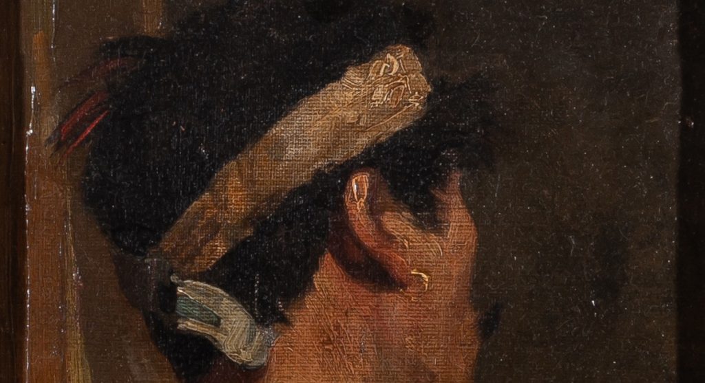 Juan Luna. Indio igorrote, detalle. Salida: 6.000 euros. Remate: 25.000 euros
