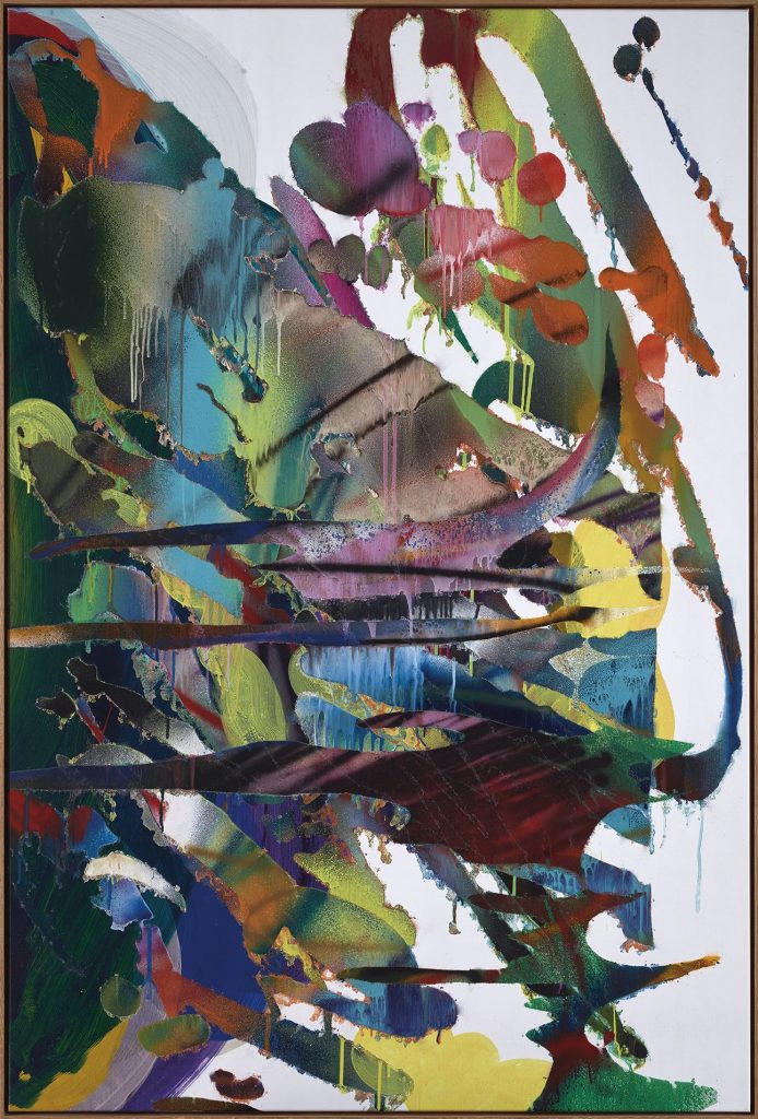 Katharina Grosse. O.T. #KG/M 2015-1004L, 2015. Salida y remate: 130.000 euros