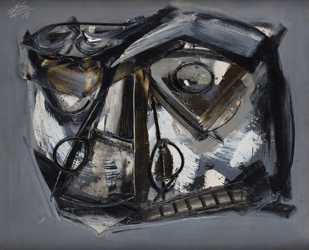 Antonio Saura. Retrato 102, 1960. Salida: 40.000 euros. Remate: 55.000 euros