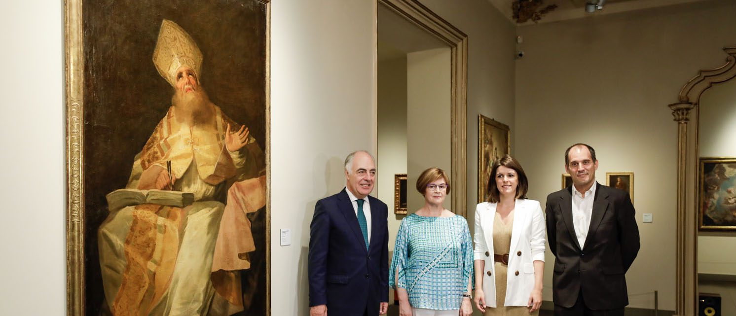El Museo Goya recibe en depósito un ‘San Agustín’ del maestro aragonés