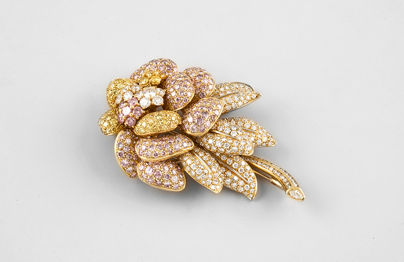 Dorado 6 x 4 cm Cosanter Elegante Broches de Ropa Broche de Cruz Broches para Vestidos Rose Perla Broche de Diamantes 