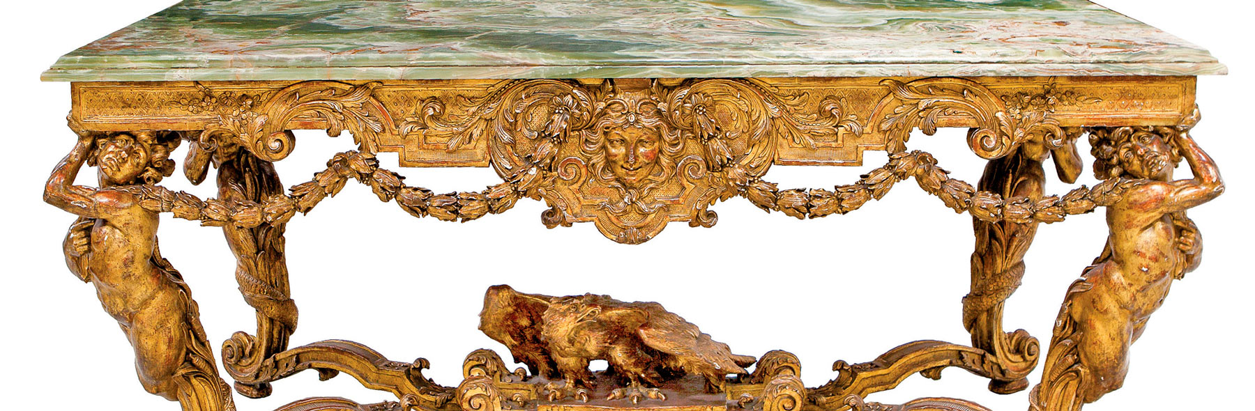 42.500 euros por una mesa de centro estilo Luis XIV en Abalarte