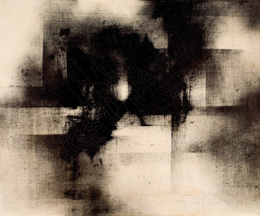 Fernando Zóbel. La flor azúl, 1962. Salida: 35.000 euros. Remate: 40.000 euros