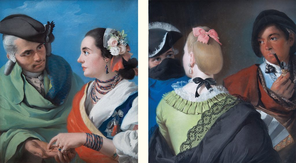 Lorenzo Tiépolo. Tipos madrileños: La buenaventura y Hombre con pipa y otras figuras. Salida: 275.000 euros cada uno. No vendidos