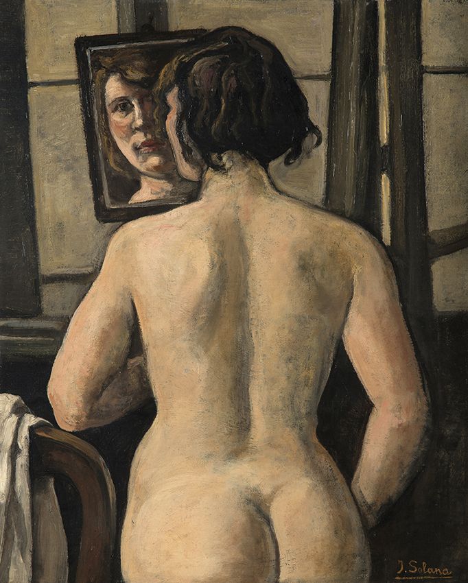 Desnudo del espejo, c. 1933-1935. 