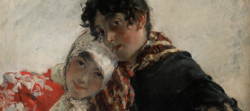 Joaquín Sorolla. Las chulas, 1887, detalle
