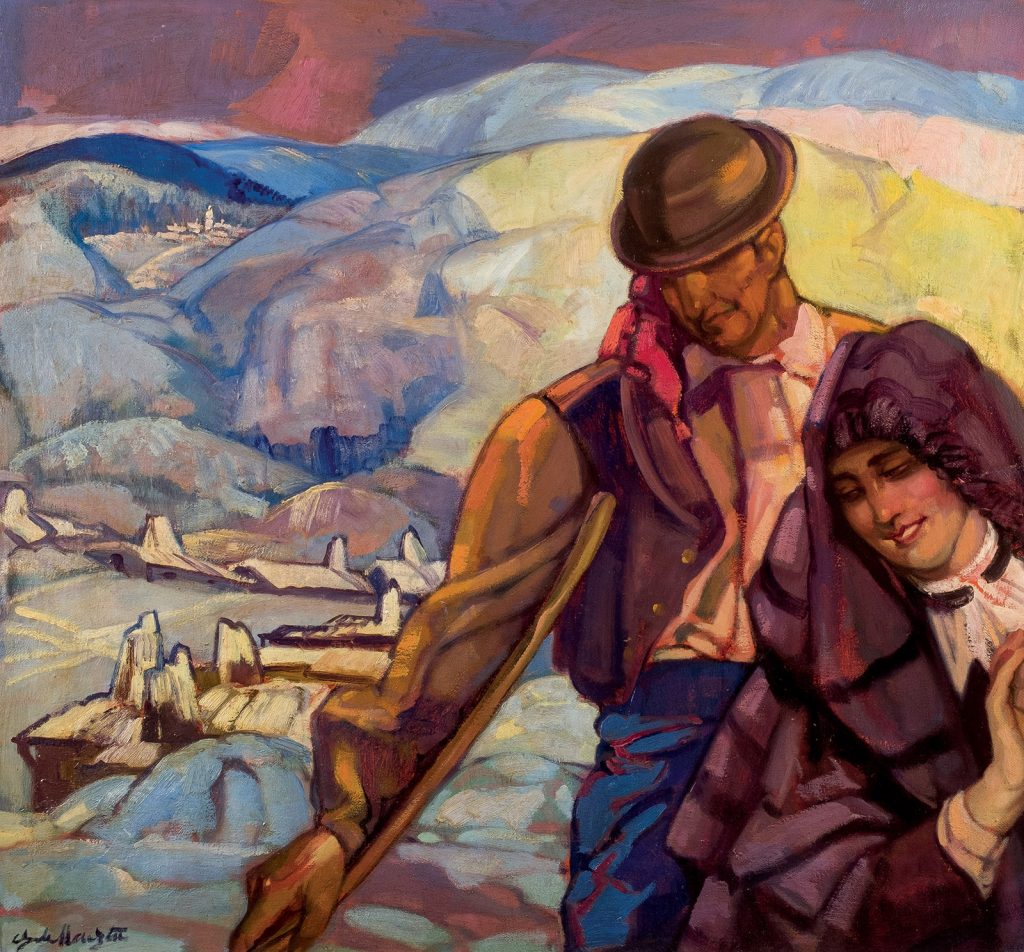 Gustavo de Maeztu. Idilio salacenco, c. 1935/45. Salida y remate: 6.000 euros