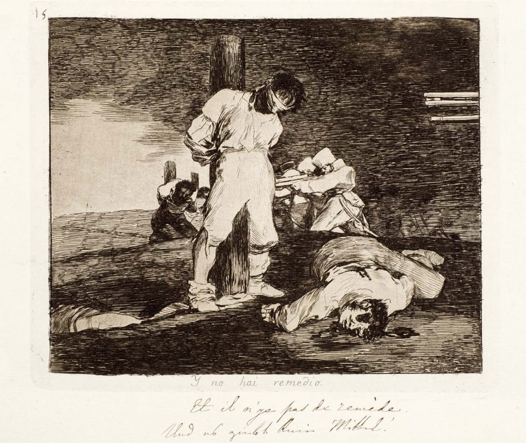 Francisco de Goya. Desastres de la guerra, 1863, primera edición. Salida: 25.000 euros. Remate: 30.000 euros