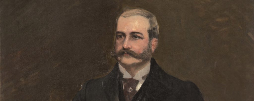 Joaquín Sorolla. Retrato de don Ricardo de Lezica y Thompson, c. 1906/7, detalle. Salida: 60.000 euros