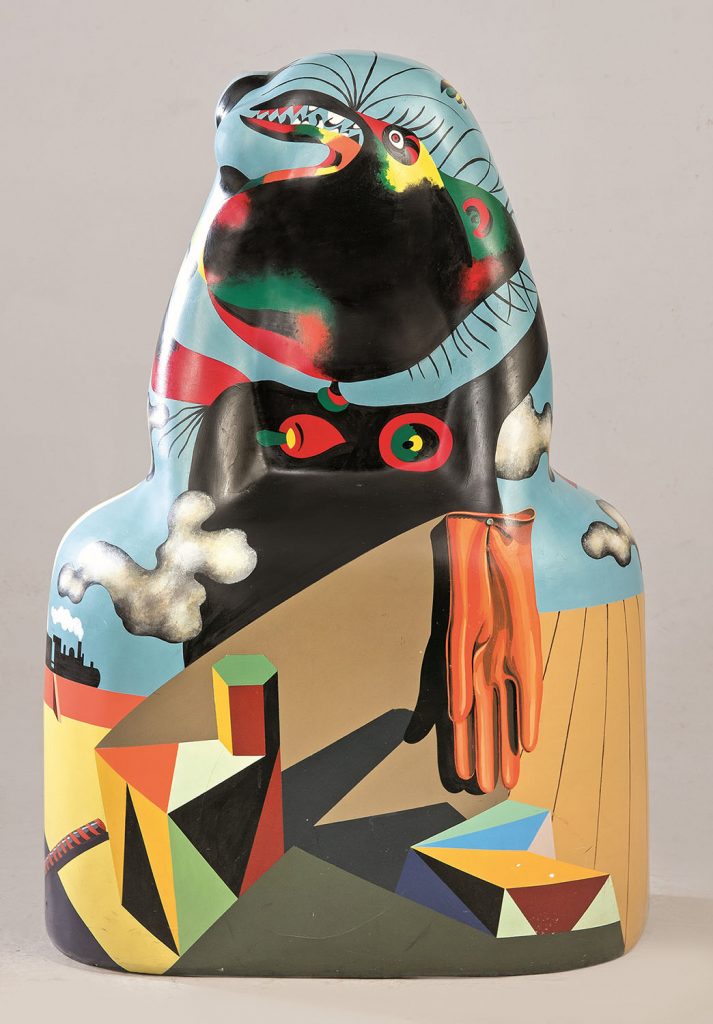 Manolo Valdés. Sin título. Menina V, 1975. Salida: 25.000 euros. Remate: 31.000 euros
