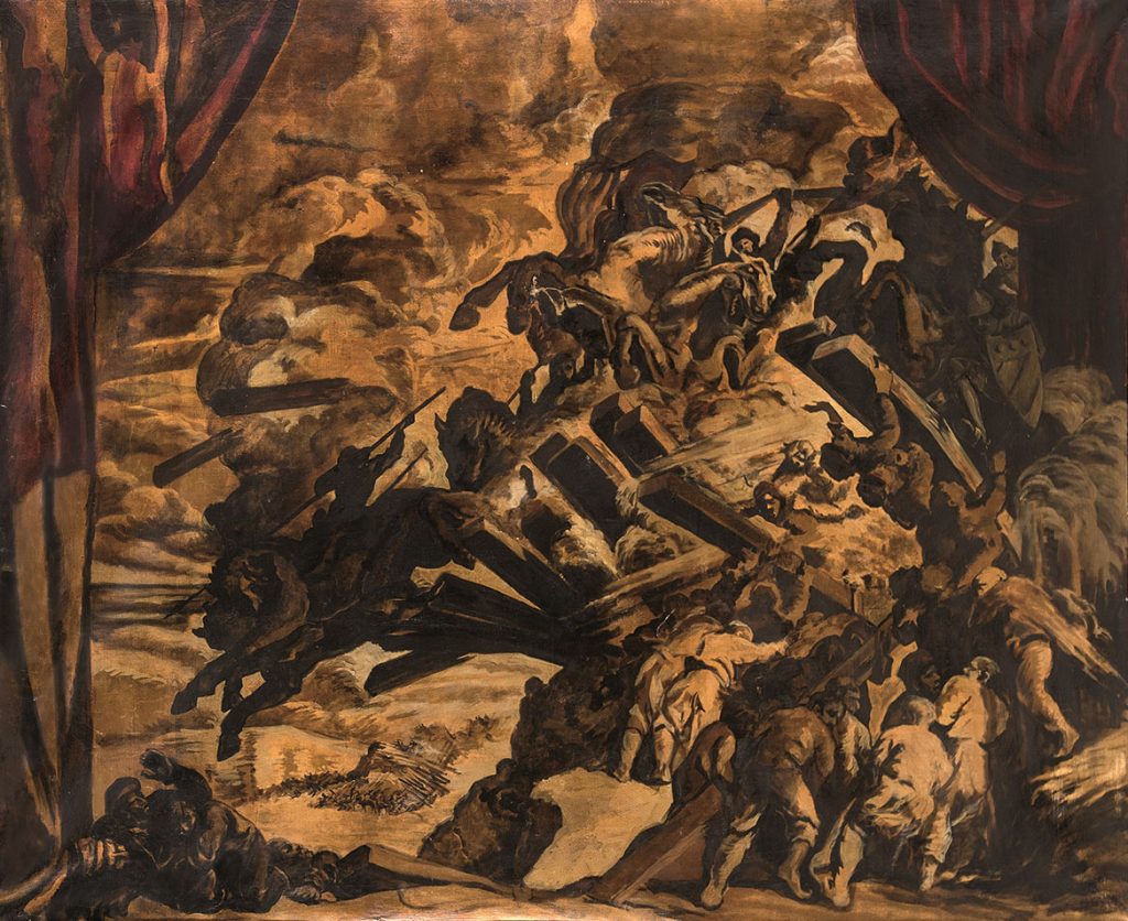José María Sert. El alud. Crónica de los Almogávares, c. 1926. Salida: 60.000 euros. No vendido
