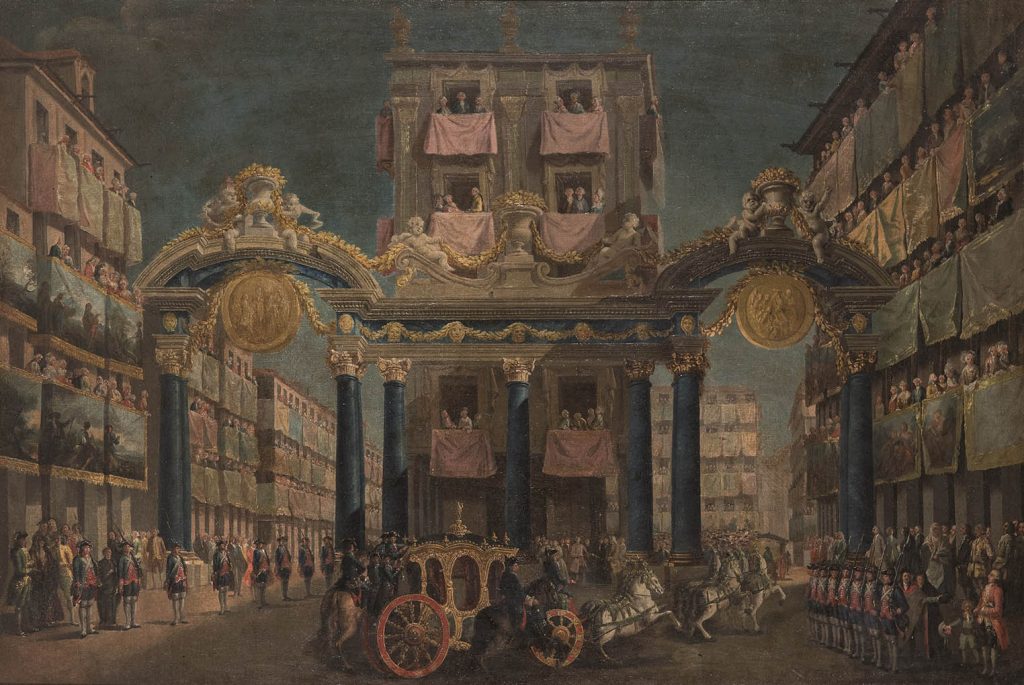 Lorenzo Quirós. Ornato en la Puerta de Guadalajara, 1760. Salida: 30.000 euros. Remate: 150.000 euros