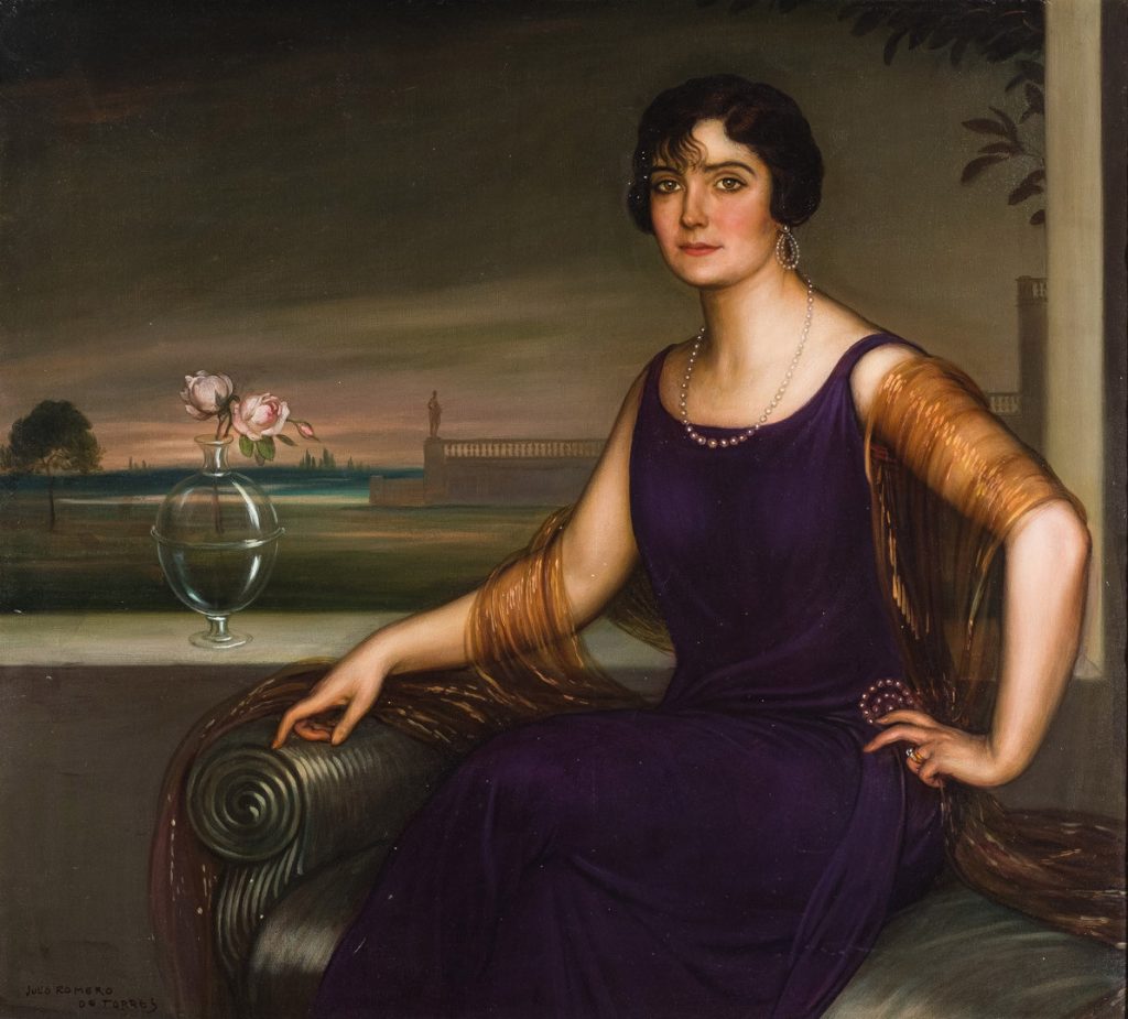 Julio Romero de Torres. Retrato de Nidia Apaolaza de Vela, 1922-1923. Salida: 180.000 euros. No vendido