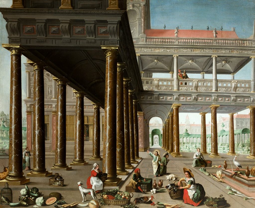 Matías Jimeno. La expulsión de los mercaderes del Templo. Salida: 36.000 euros. No vendido