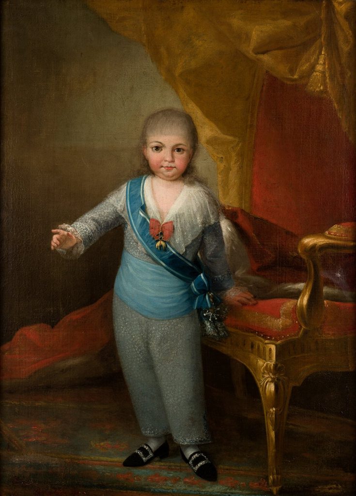 Antonio Carnicero. Fernando VII como Príncipe de Asturias, c. 1791. Salida y remate: 36.000 euros