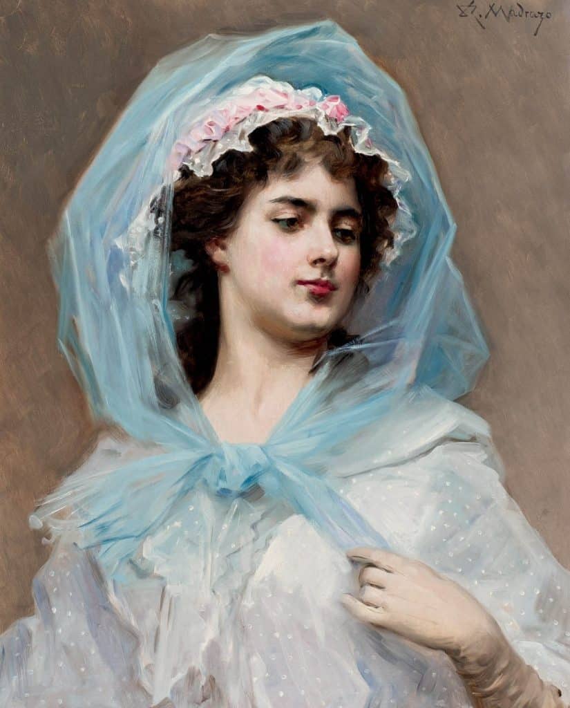 Raimundo de Madrazo. La novia. Salida y remate: 27.500 euros