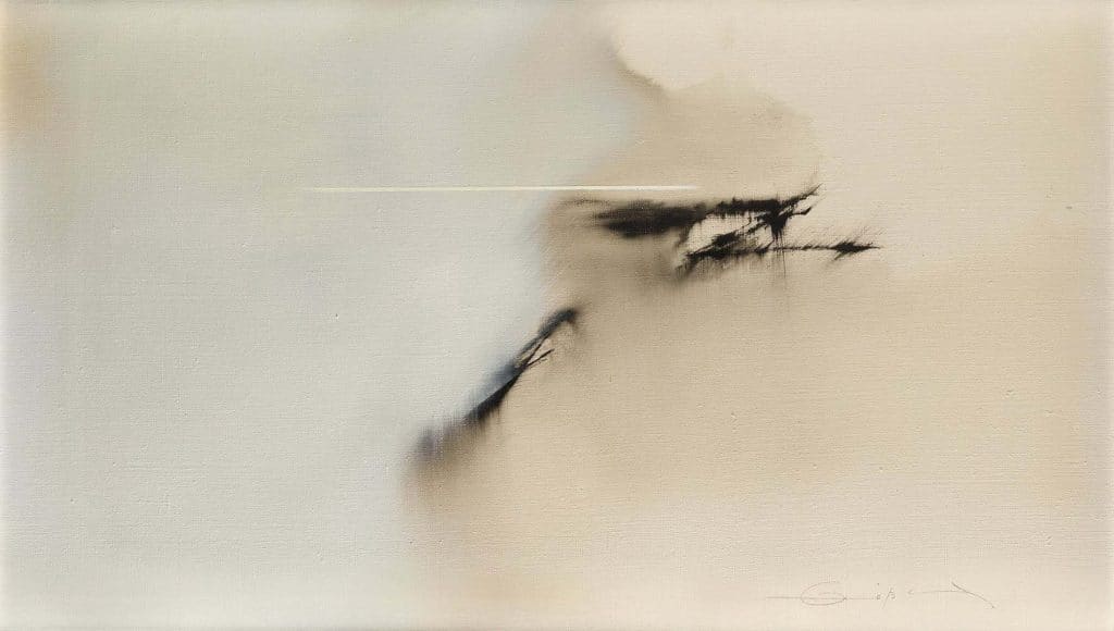 Fernando Zóbel. Invierno en Sevilla IV, 1977. Salida: 55.000 euros. Remate: 75.000 euros. No vendido por reserva; adjudicado posteriormente por 70.000 euros