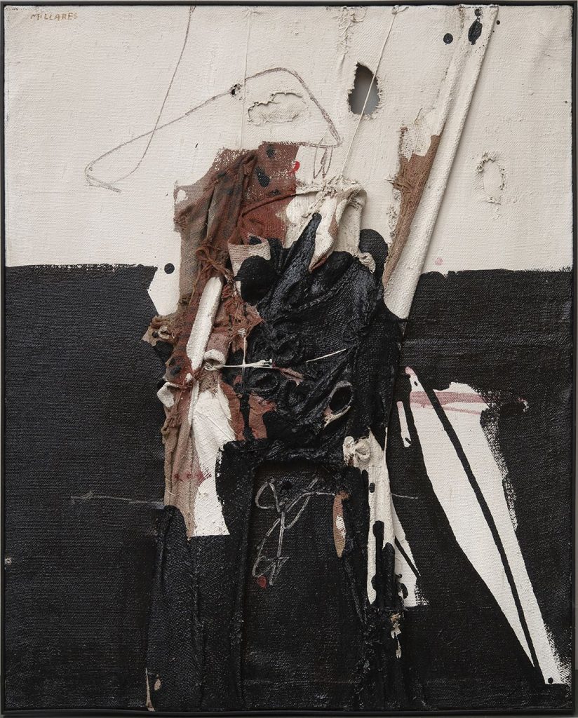 Manolo Millares, Homúnculo, 1967. Salida: 340.000 euros. Remate: 360.000 euros