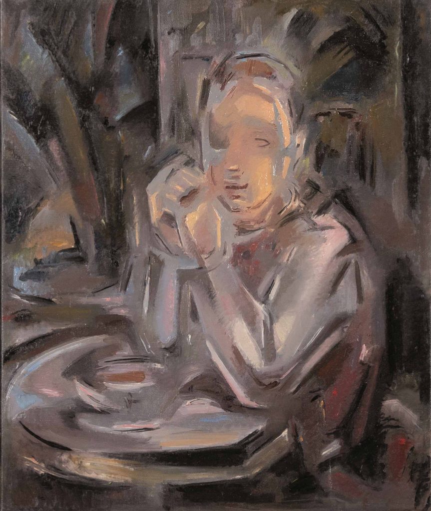María Blanchard. Joven sentada a una mesa delante de una taza, 1931-32. Salida y remate: 58.000 euros