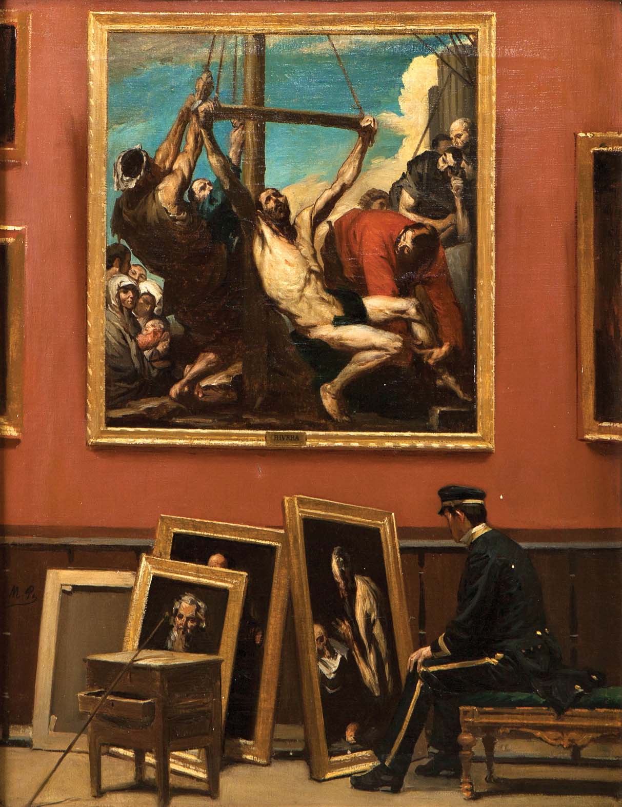 Miguel Pineda, Sala de Ribera. Museo del Prado. Salida: 750 euros. Remate: 7.500 euros. Comprado por el Estado