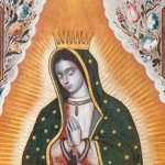 Escuela mexicana, finales siglo XVII, Virgen de Guadalupe, detalle. Salida: 45.000 euros