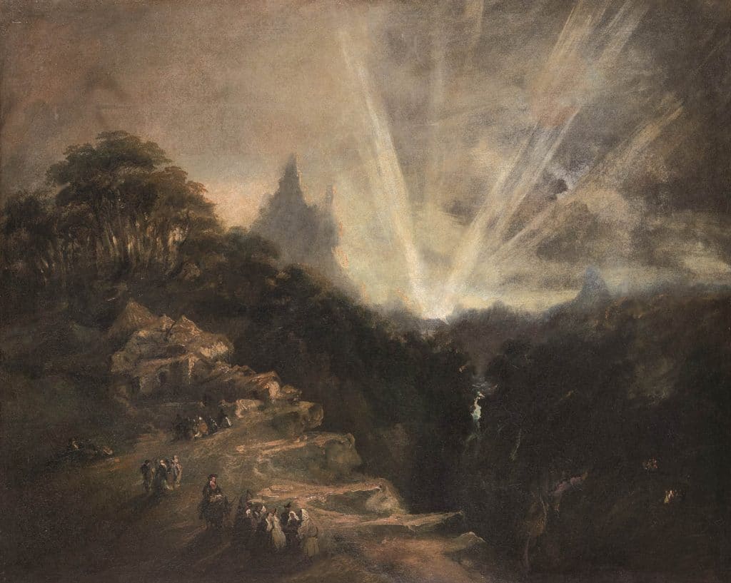 Genaro Pérez Villaamil, Picos de Europa, 1852. Salida: 16.800 euros. No vendido