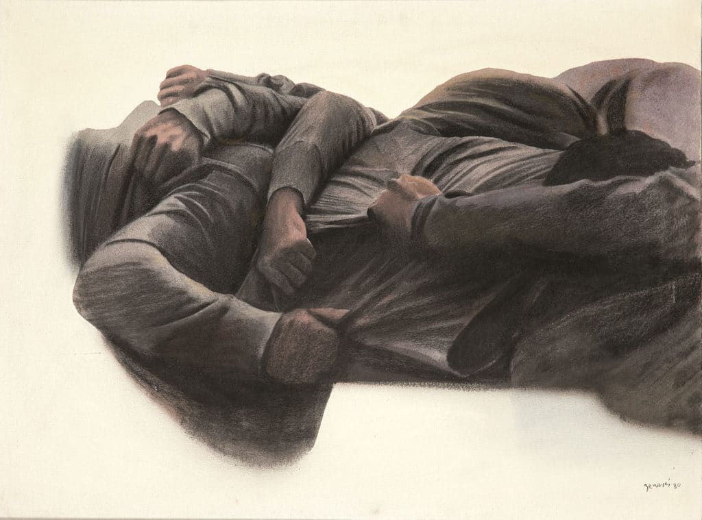 Juan Genovés, Las manos, 1980. Salida y remate: 19.000 euros