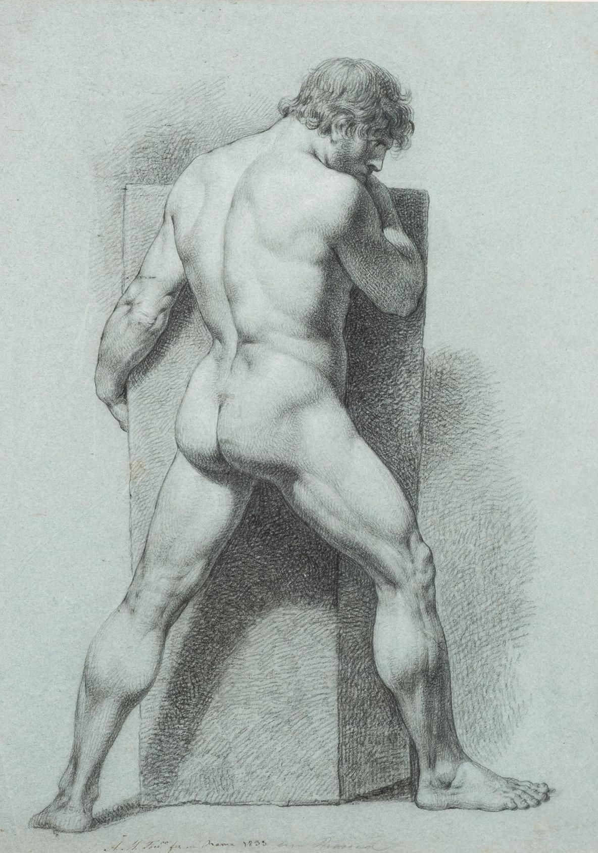 Antonio Manuel Da Fonseca, Desnudo, 1833. Salida: 180 euros. Remate: 1.400 euros