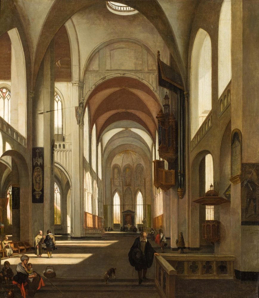 Emanuel de Witte, Interior de iglesia, 1661. Salida: 60.000 euros. No vendido