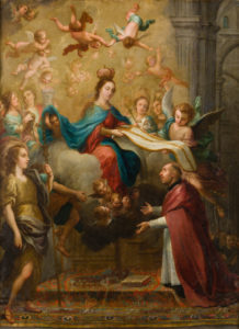 Francisco Antonio de Vallejo, La imposición de la casulla a san Ildefonso, 1776. Salida: 22.000 euros. Remate: 40.000 euros