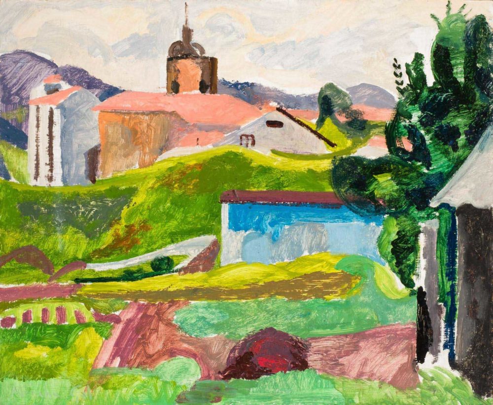 Menchu Gal, Abstracción paisajística, 1973. Salida: 16.000 euros. No vendido