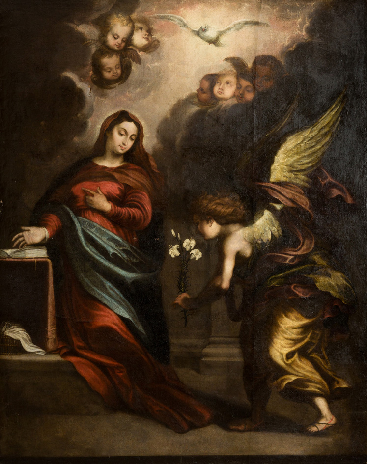 Cornelio Schut, Anunciación, 1668. Salida: 8.500 euros. Remate: 9.000 euros
